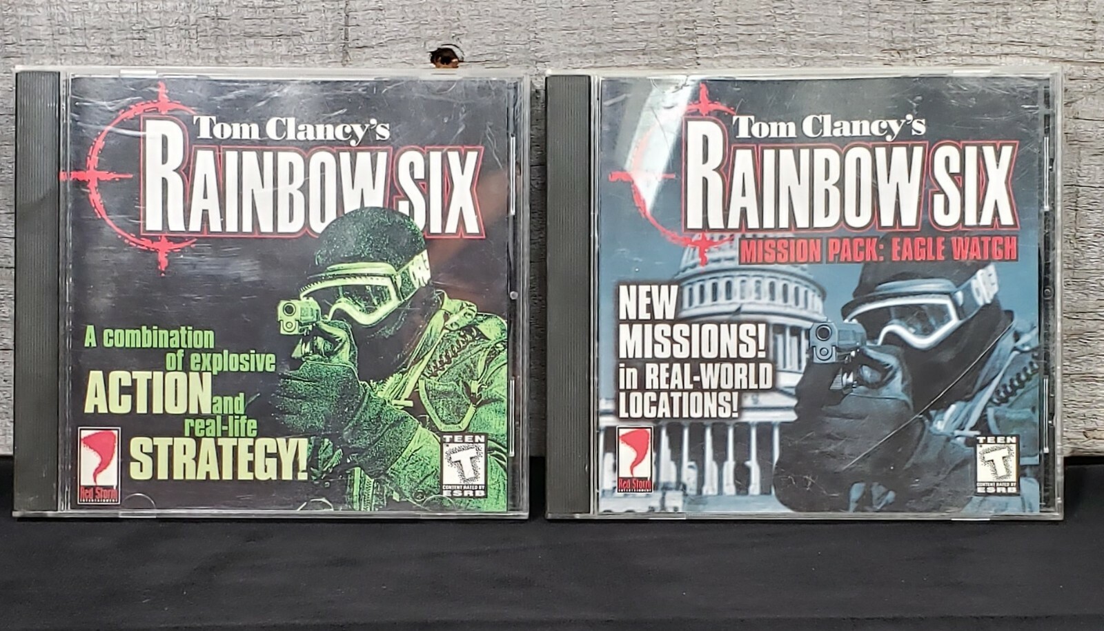 Tom Clancy's Rainbow Six (PC, 1998) & Rainbow Six Mission Pack: Eagle Watch 