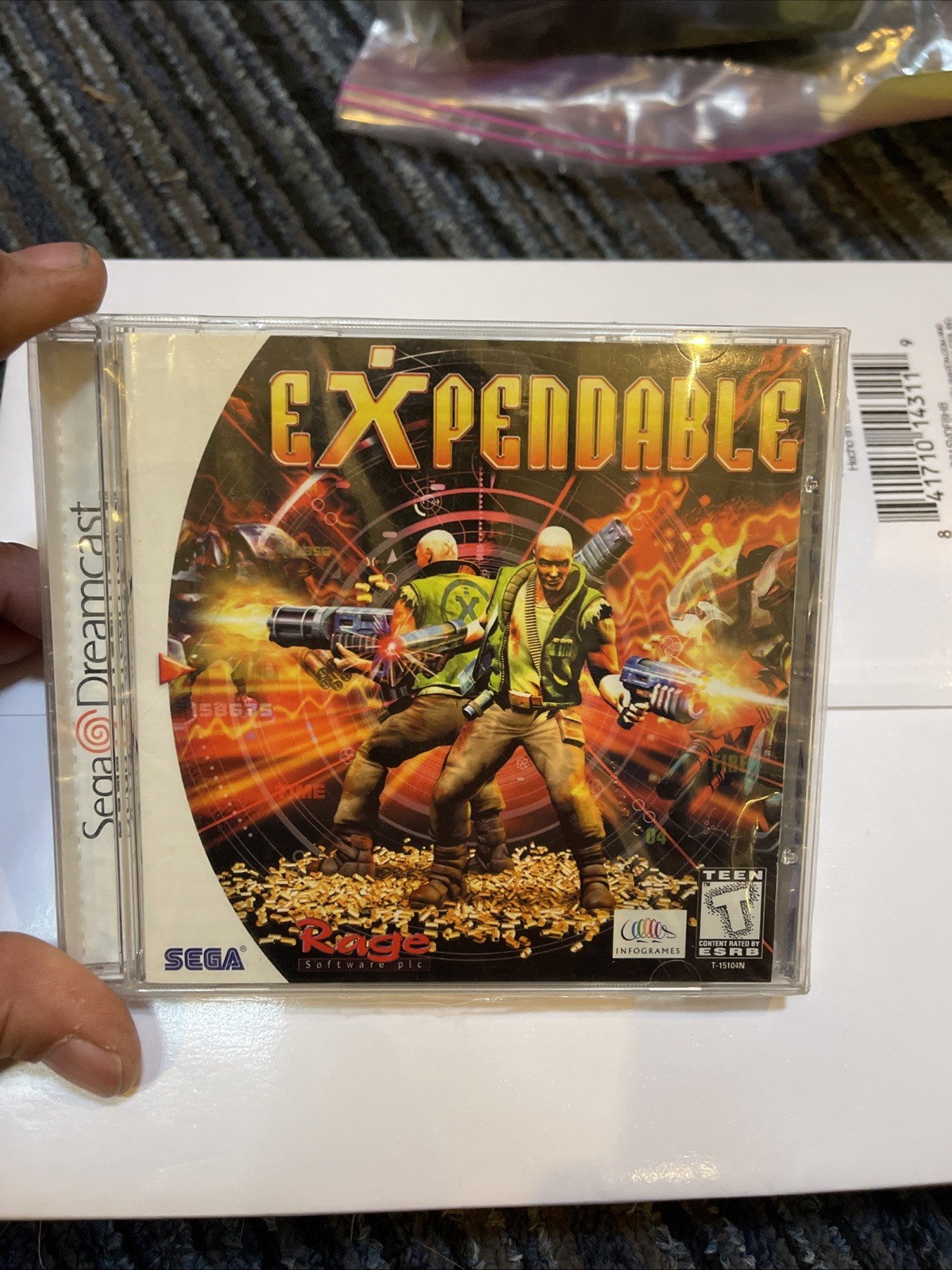 Expendable (Sega Dreamcast, 1999) Factory Sealed, Beautiful Copy