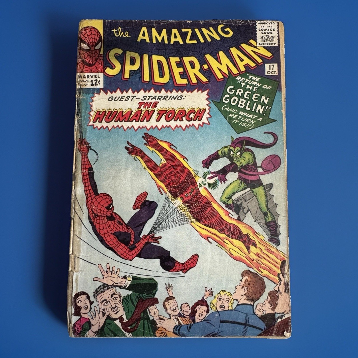 The Amazing Spider-man #17 2nd Green Goblin 1964 Featuring The Human Torch