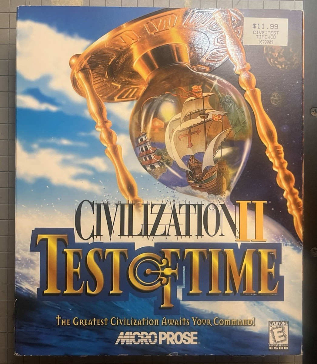 Civilization II: Test of Time (PC, 1998) – Big Box Complete – Very Good
