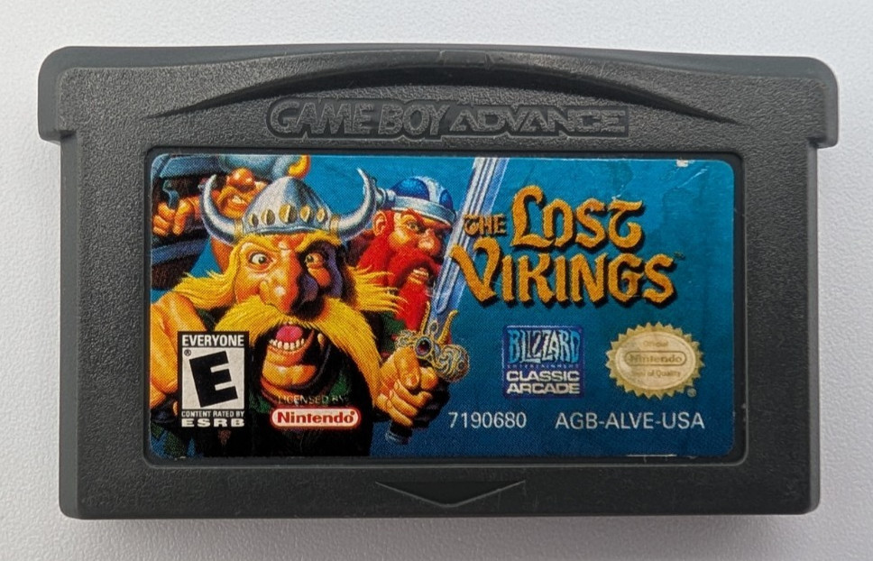 Lost Vikings (Nintendo Game Boy Advance, 2003) - Authentic - Tested