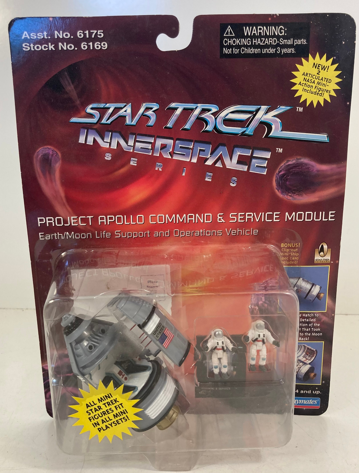 1996 Star Trek Innerspace Series Project Apollo Command & Service Module 6175