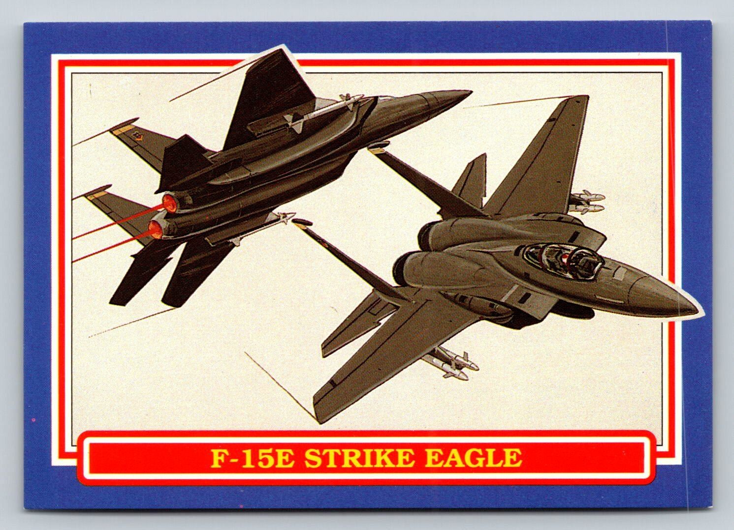 Desert Storm F-15E Strike Eagle Limited Collector's Edition Card 30
