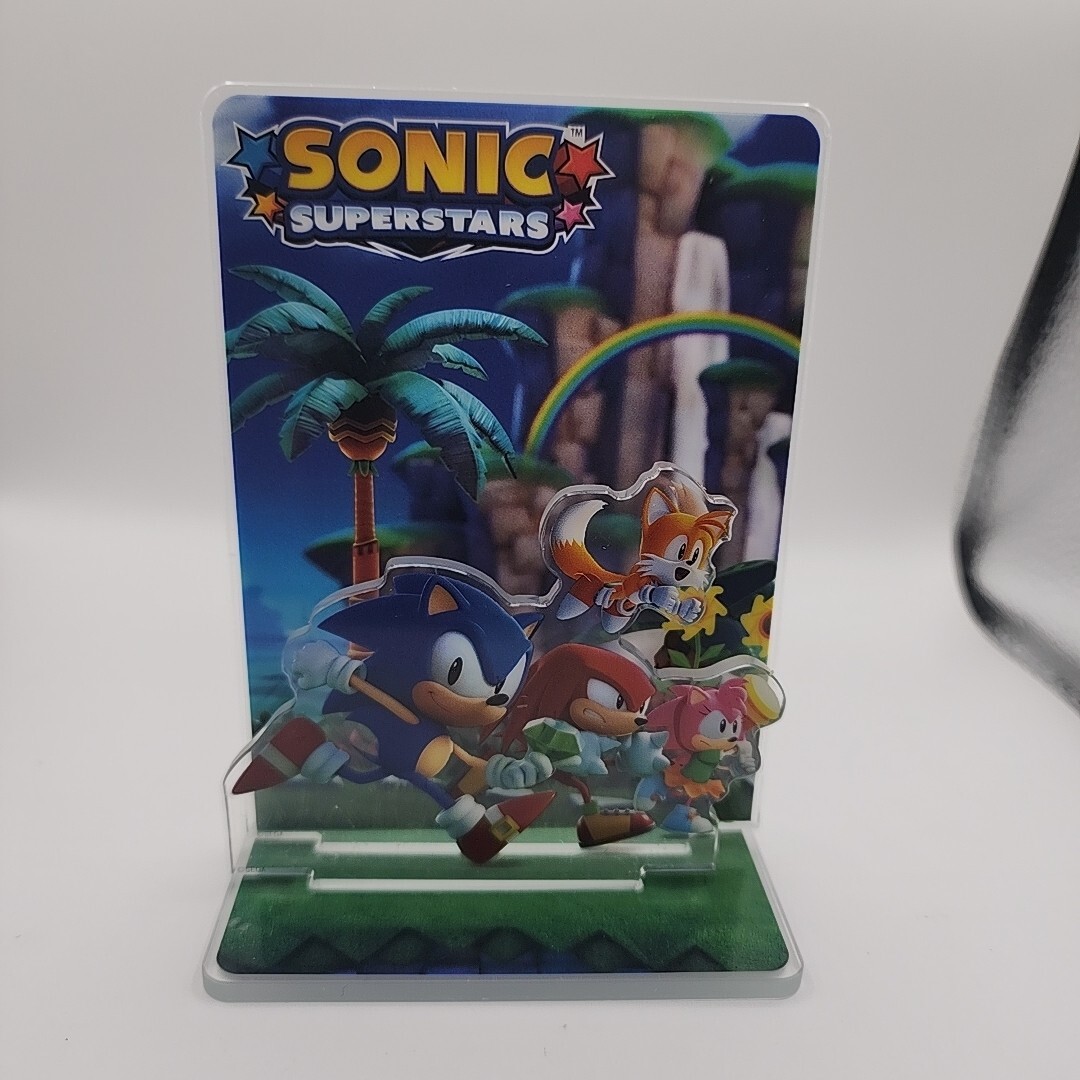 Sonic Superstars Acrylic Display Stand Pre Order Bonus Best Buy