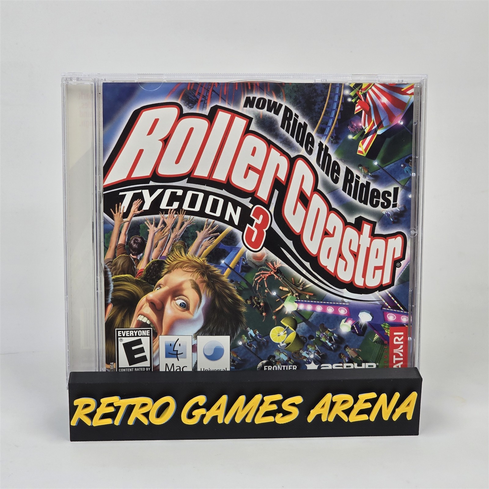 RollerCoaster Tycoon 3 (PC CD-ROM) Jewel CIB