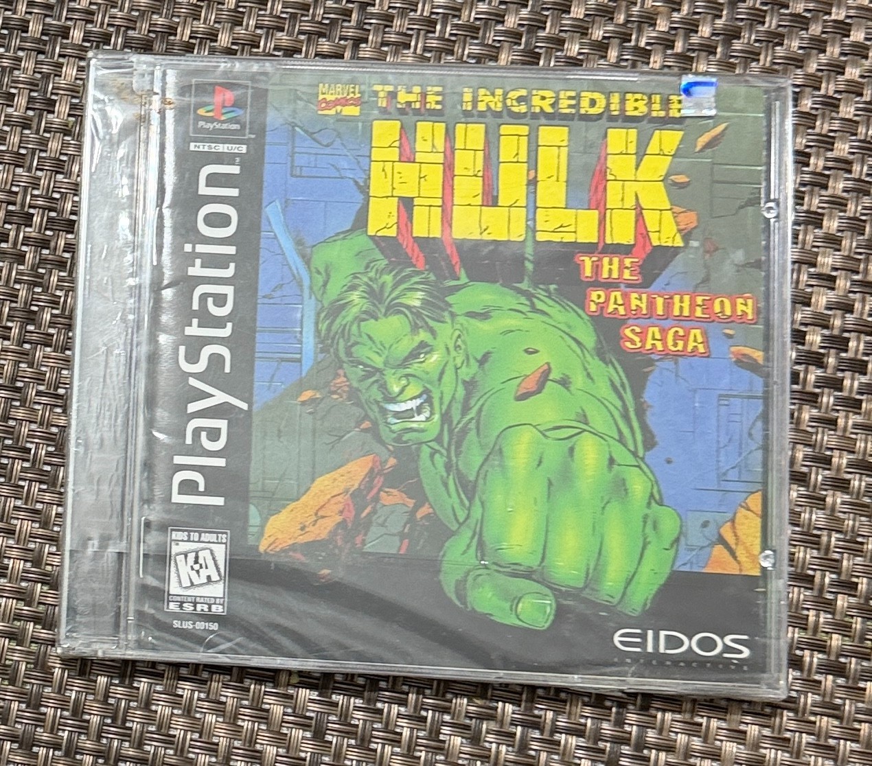 RARE The Incredible Hulk The Pantheon Saga PlayStation 1 PS1 Brand New Sealed