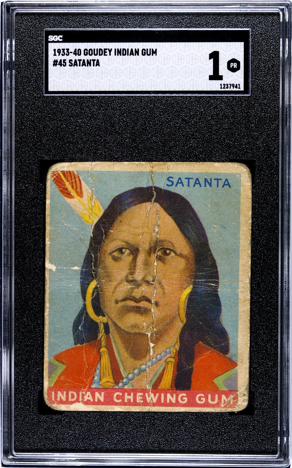 Satanta 1933-40 Goudey Indian Gum #45