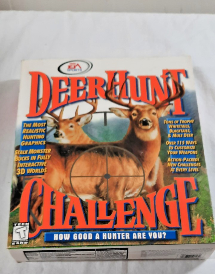Deer Hunt Challenge (PC, 2001) EA Sports PC Game NEW SEALED Big Box CD-Rom