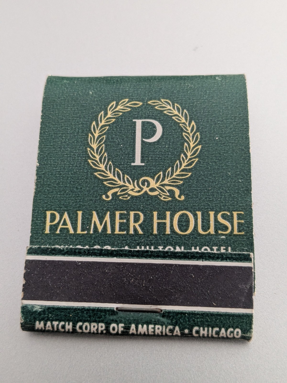 Palmer House Chicago Empire Room Hilton Hotel Matchbook Ralph Ginsburgh Complete