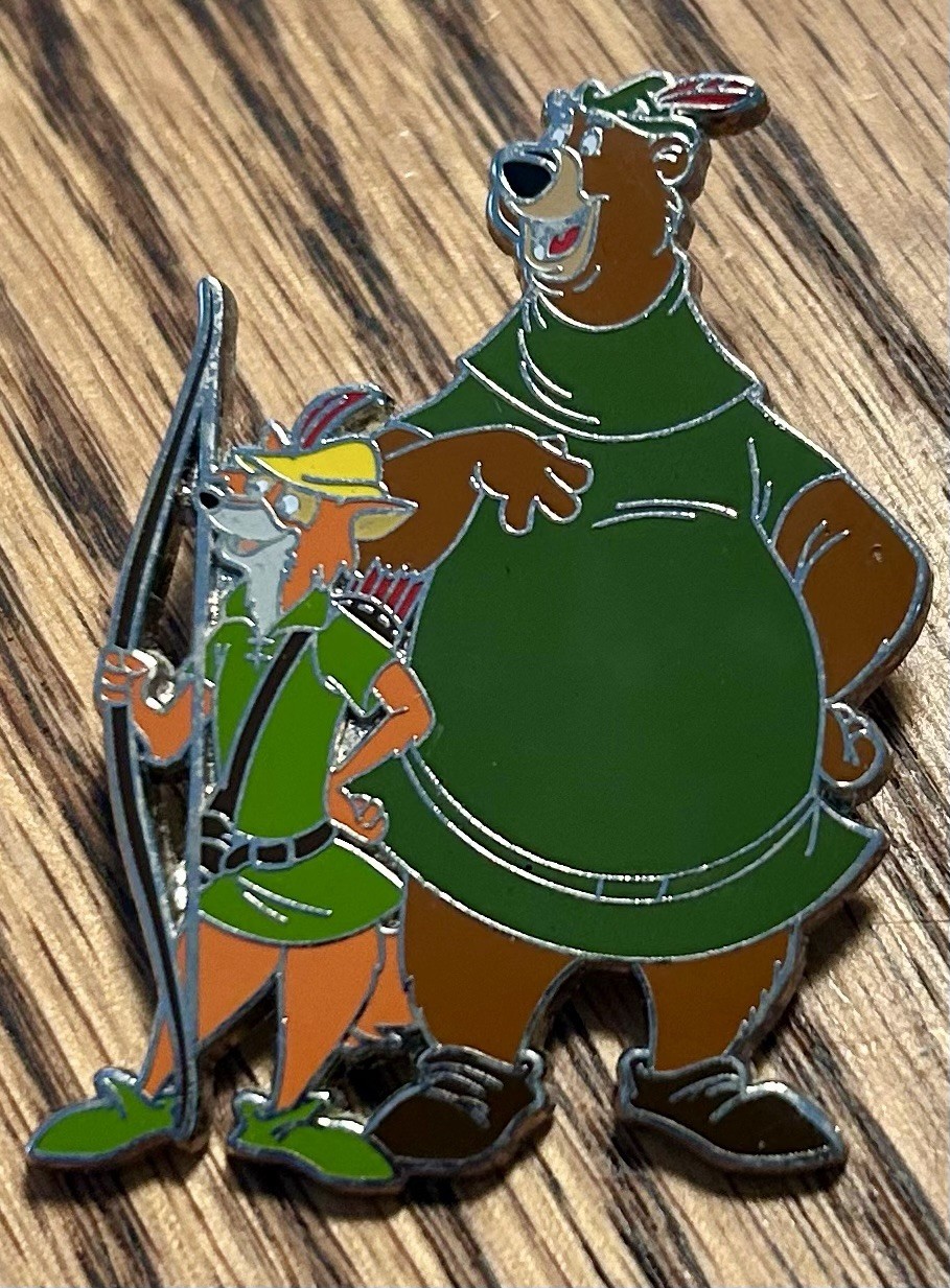 Disney Pin Robin Hood and Little John 