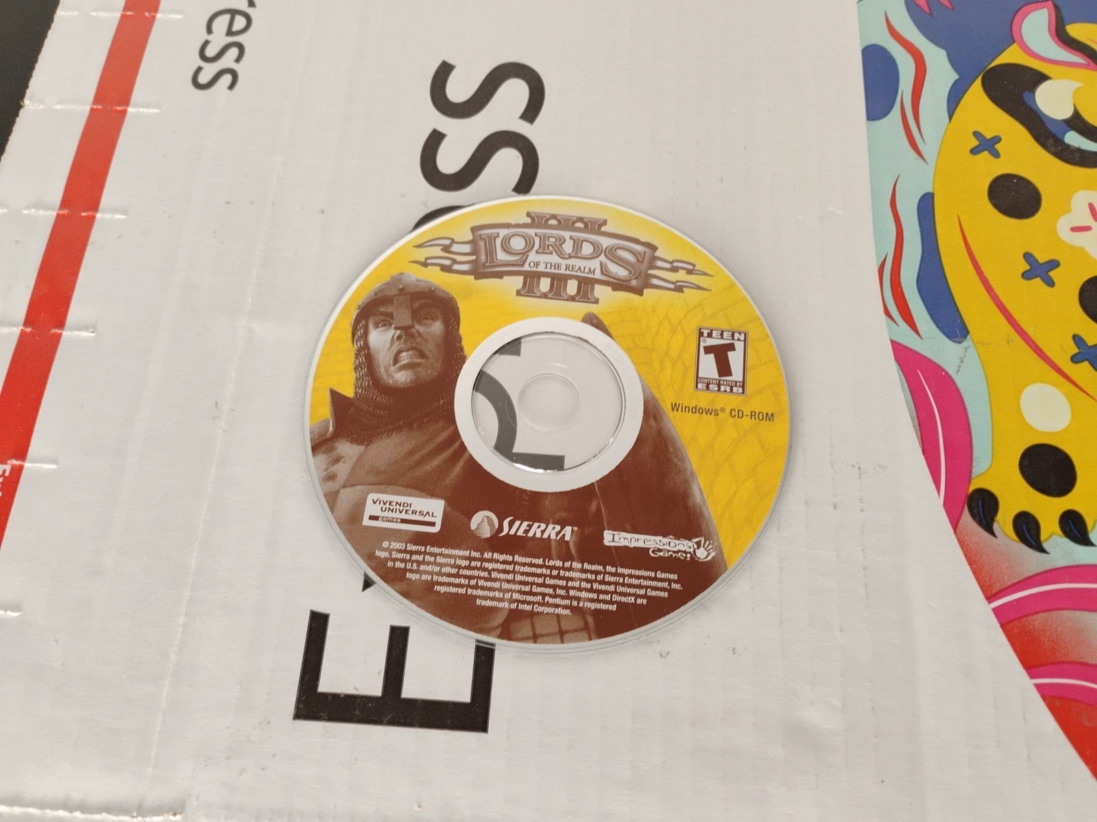 Lords Of The Realm 3 PC Game Disc Only