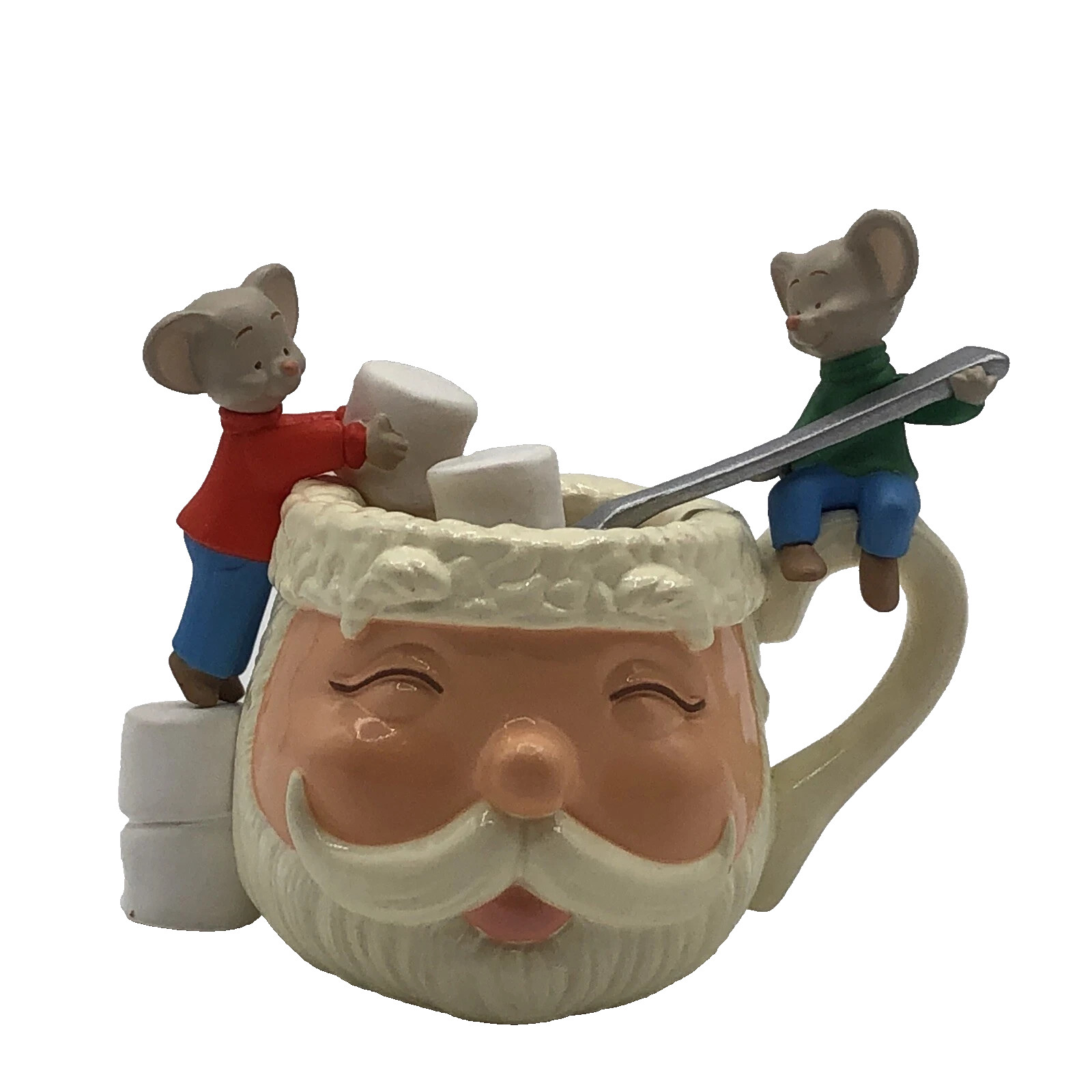 Christmas HALLMARK KEEPSAKE ORNAMENT A CUP OF FRIENDSHIP 2001 New Mice Hot Cocoa