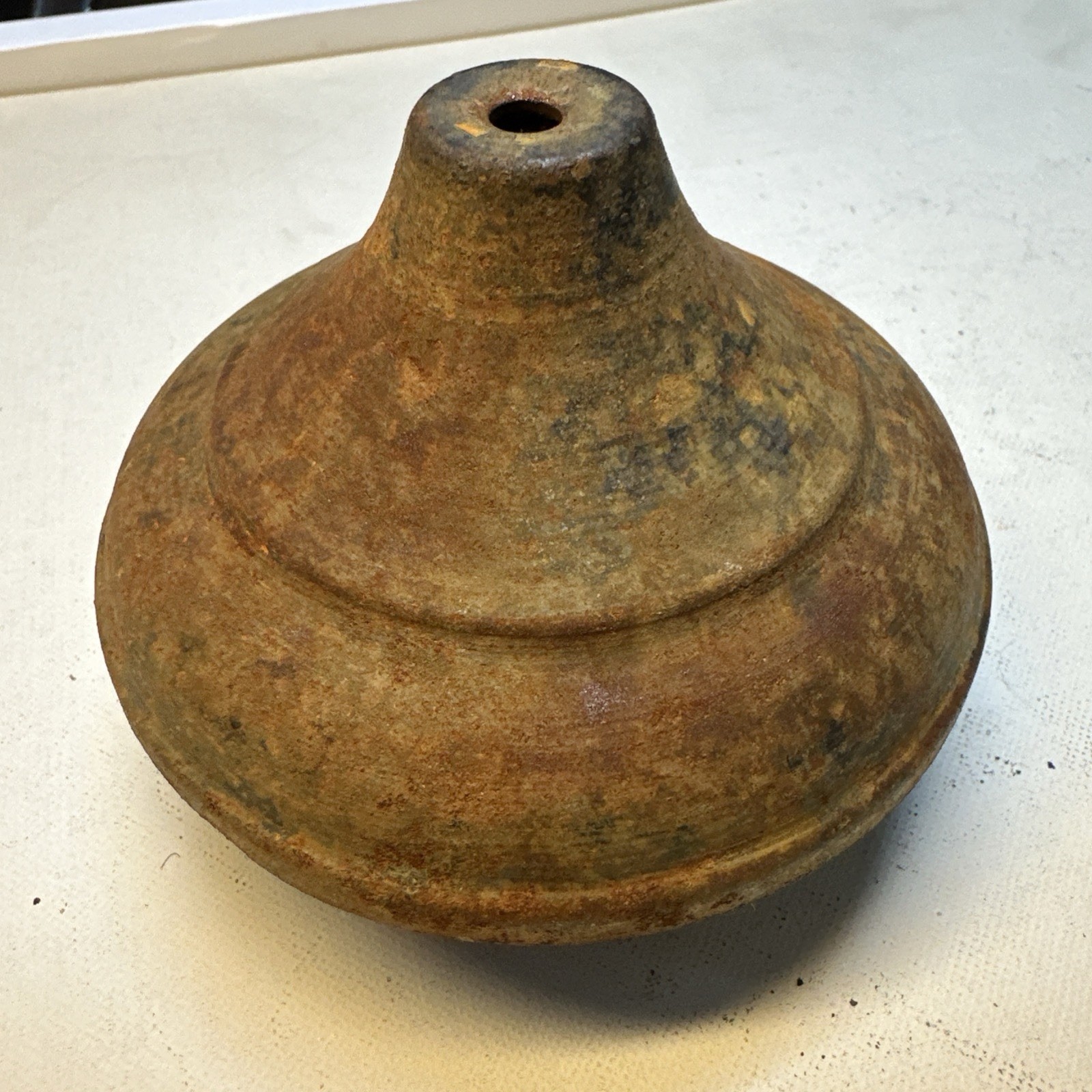 Vintage Rusty Bird Feeder Top Object For Restoration Project