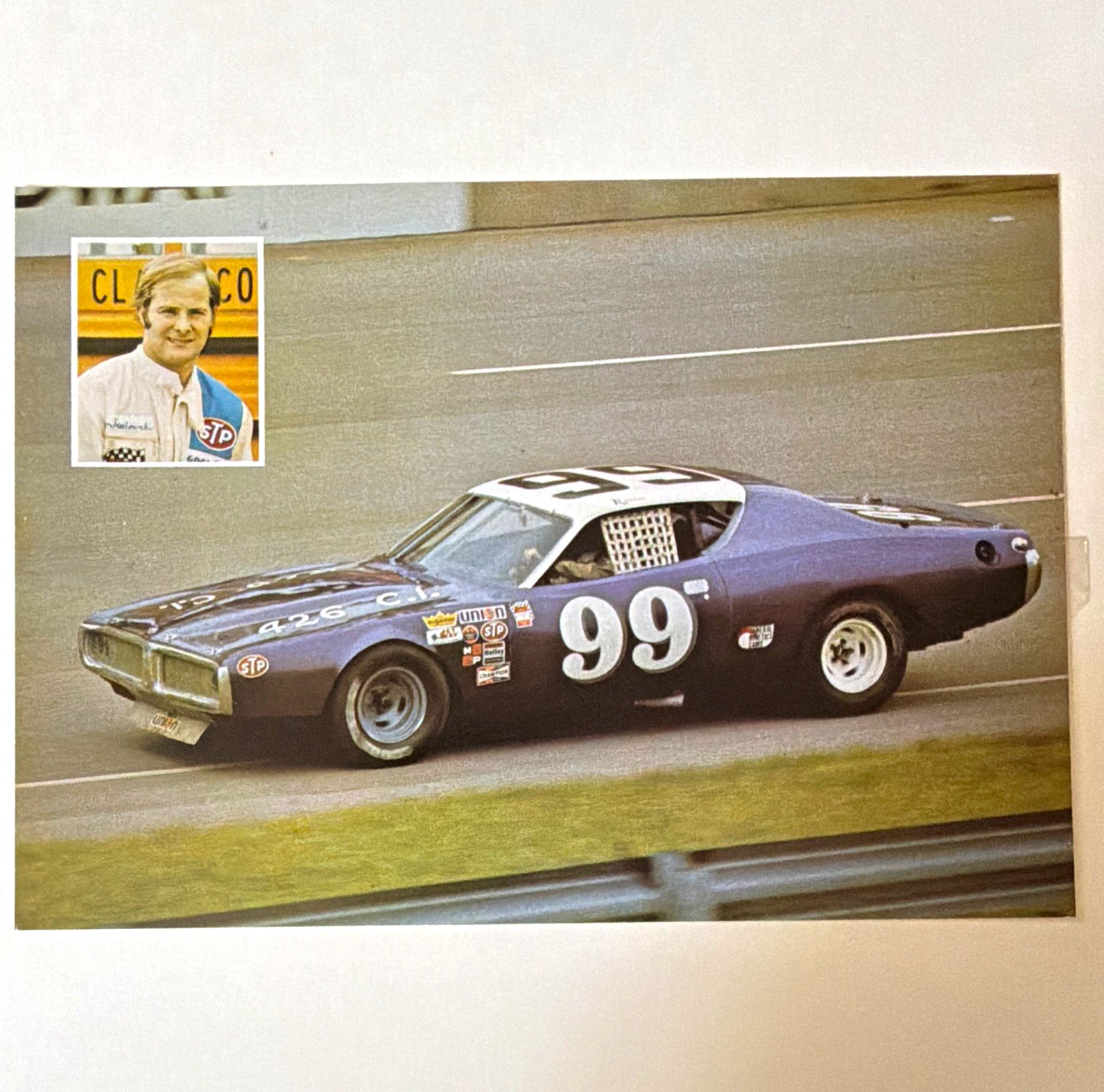 STP Corporation Ron Keselowski NASCAR Grand National #99 Postcard, Unposted