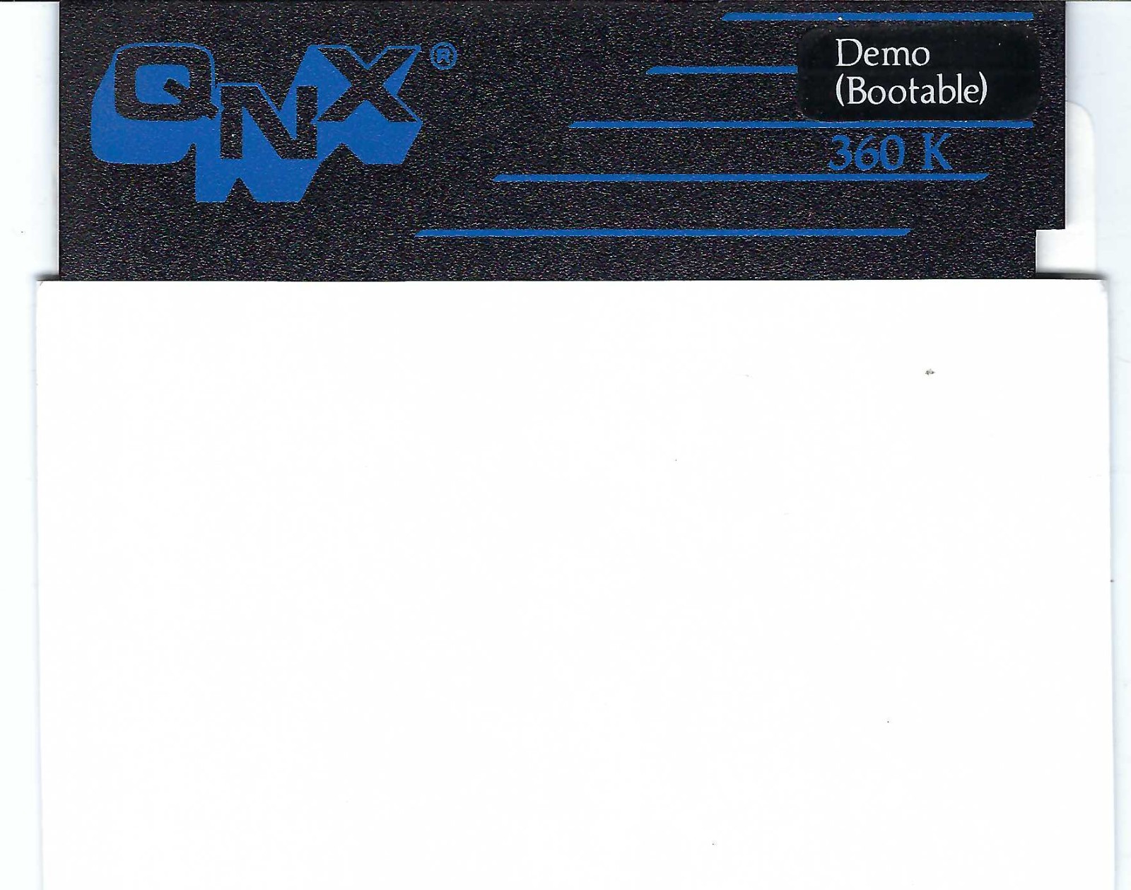 ITHistory SOFTWARE IBM (1986) QNX Demo   5.25