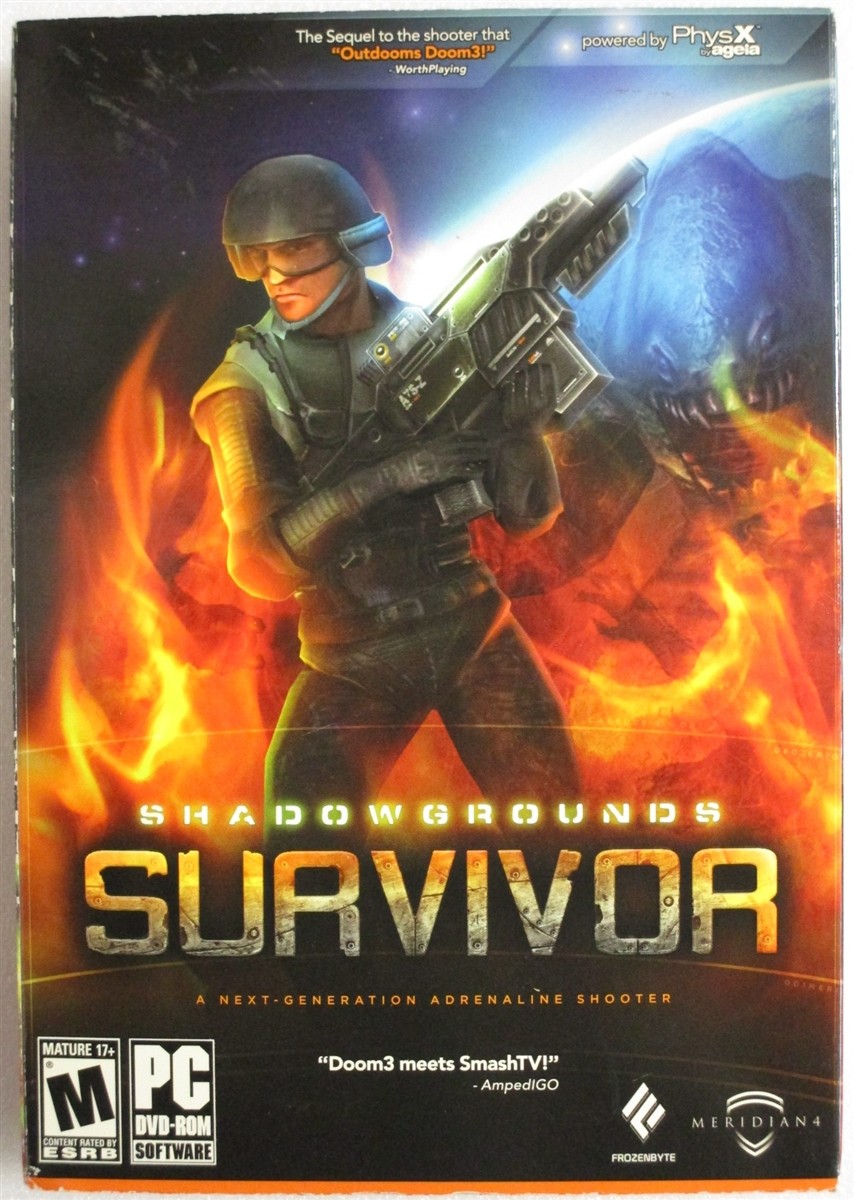 Video Game PC Shadow Grounds Survivor 2007 NEW SEALED Box