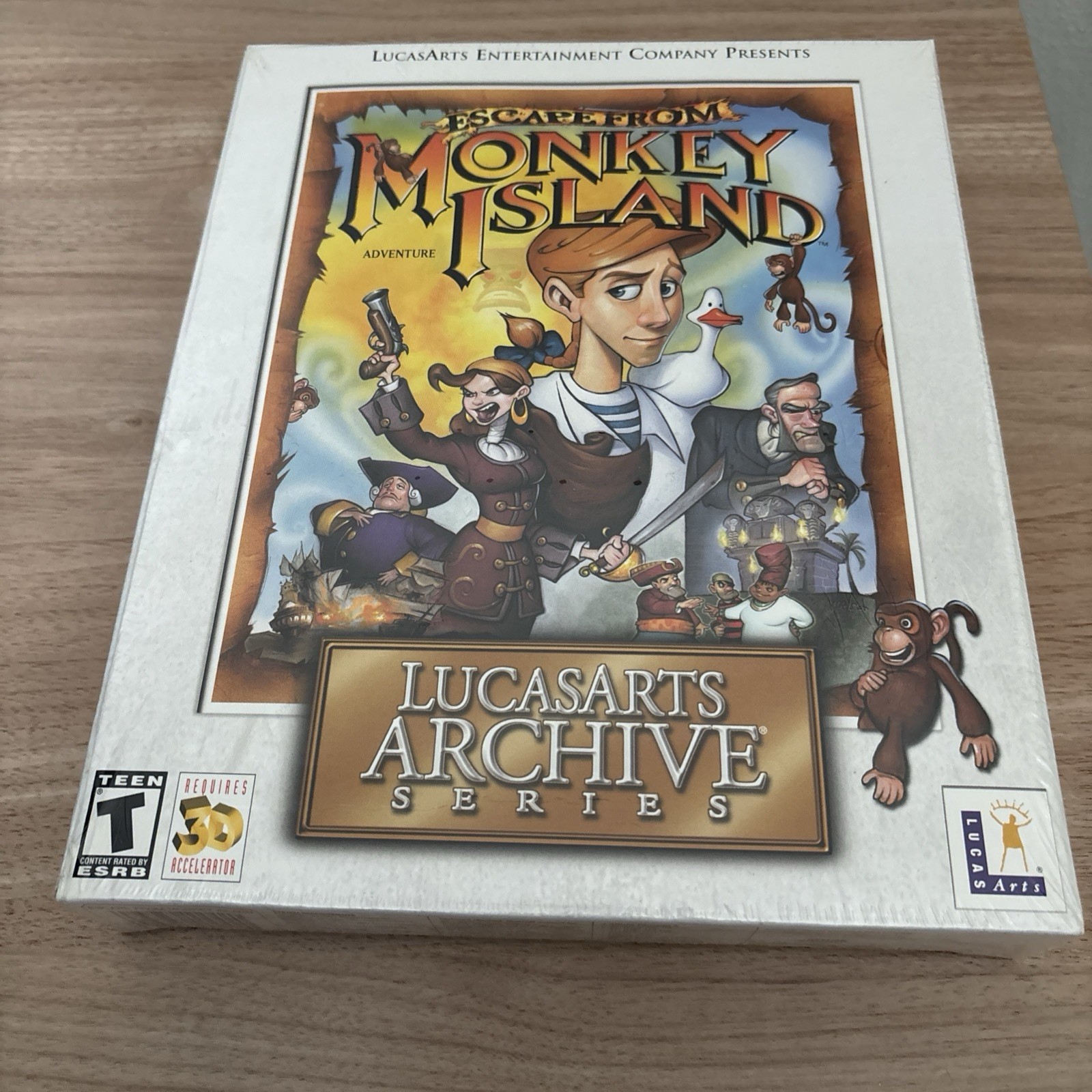 Escape From Monkey Island (PC, 2000) Big Box Factory Sealed Brand New