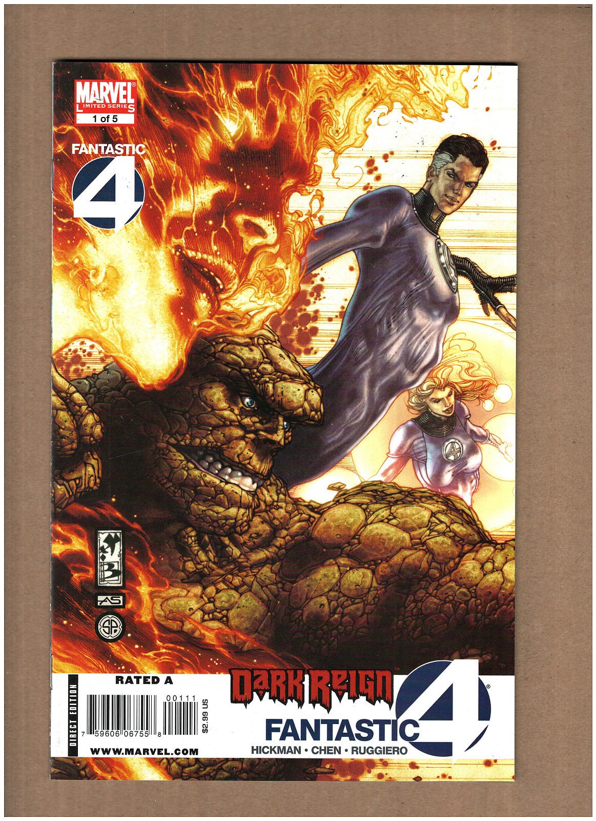 Dark Reign: Fantastic Four #1 Marvel Comics 2009 Hickman & CHen NM- 9.2