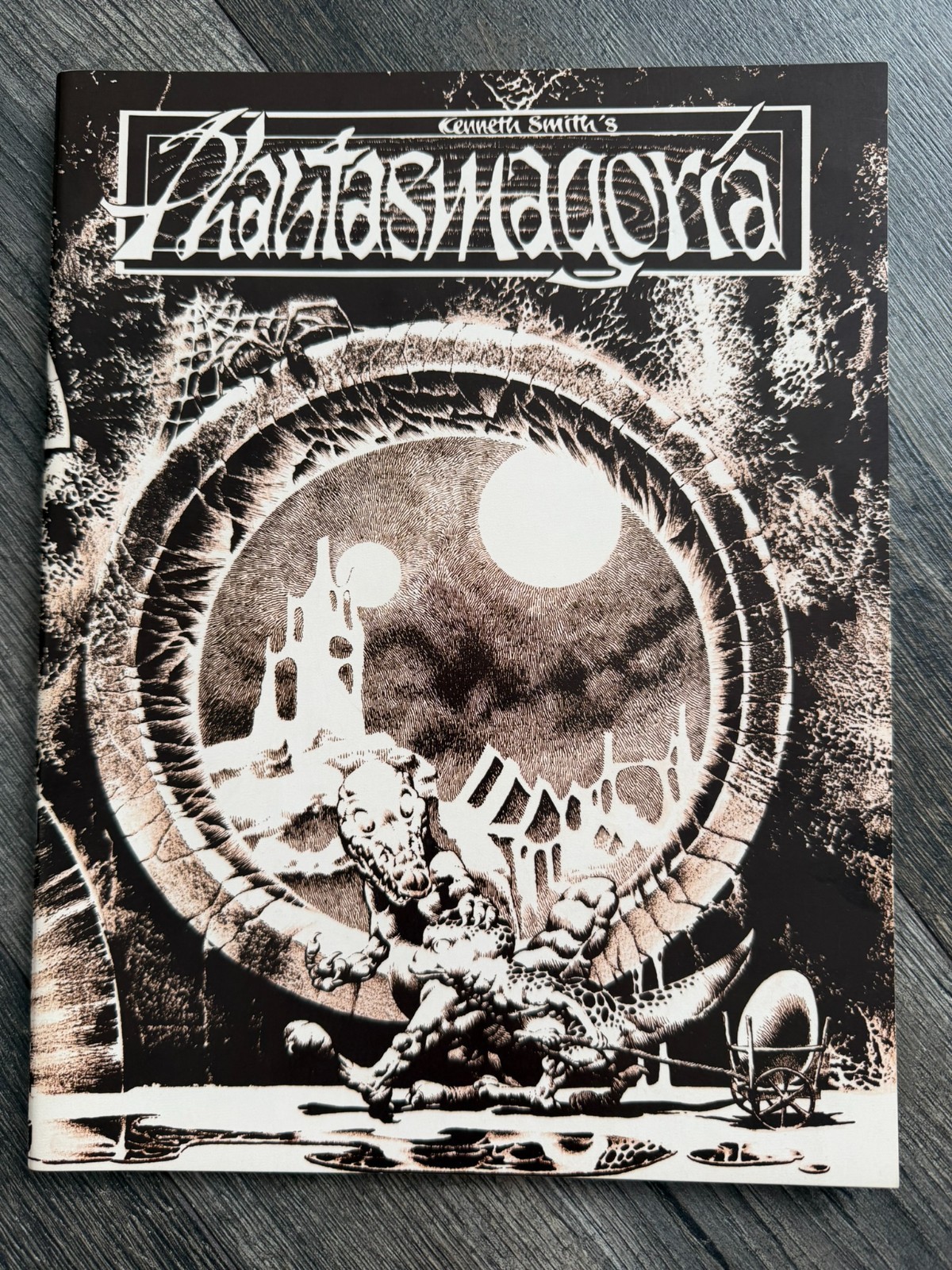 PHANTASMAGORIA #1 Comic Fanzine Magazine Kenneth Smith Art 1971 Unread NM 9.4