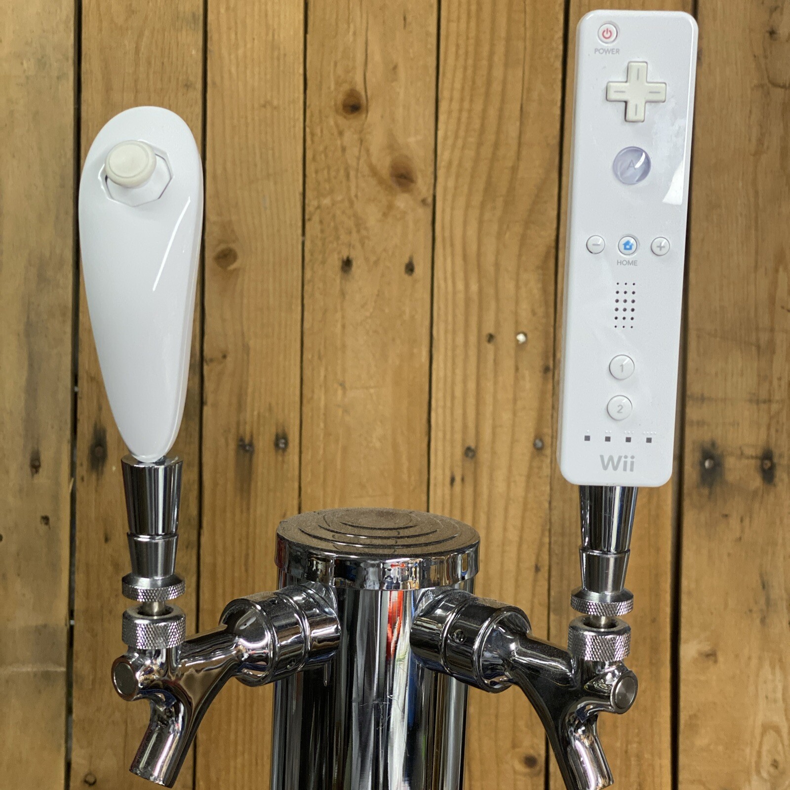 NINTENDO Wii Beer Tap Handle Set Original Controller Joystick OEM Arcade Barcade