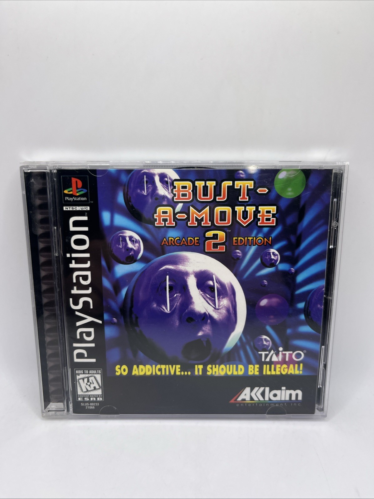 Bust-A-Move 2: Arcade Edition (Sony PlayStation 1, 1996) Complete Tested