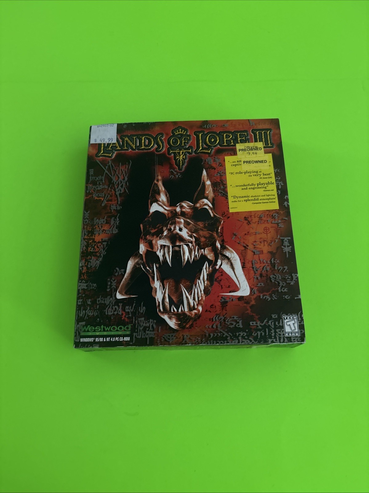 Lands Of Lore III (PC Game, 1999) Big Box Complete