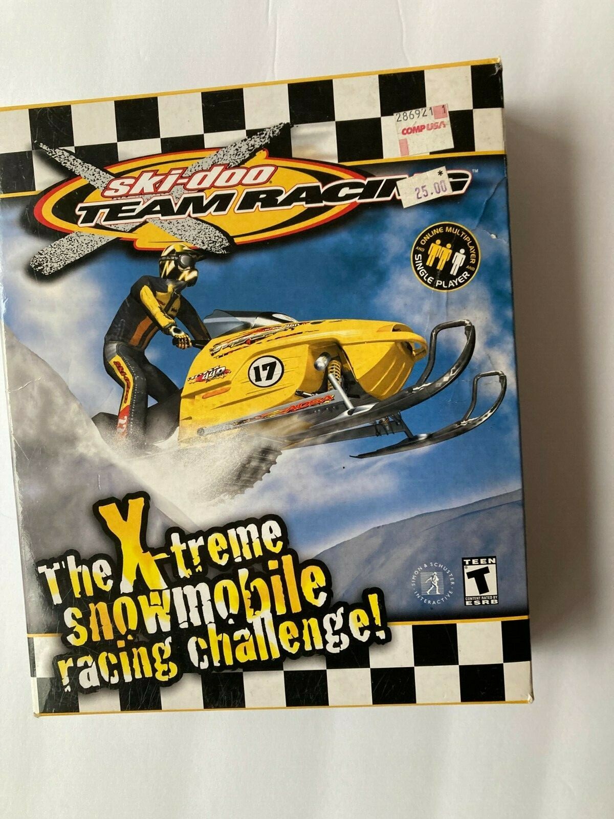 Ski-Doo X-Team Racing NEW IN BOX *SEALED* CD PC IBM WINDOWS 95, 98 ME, 2000