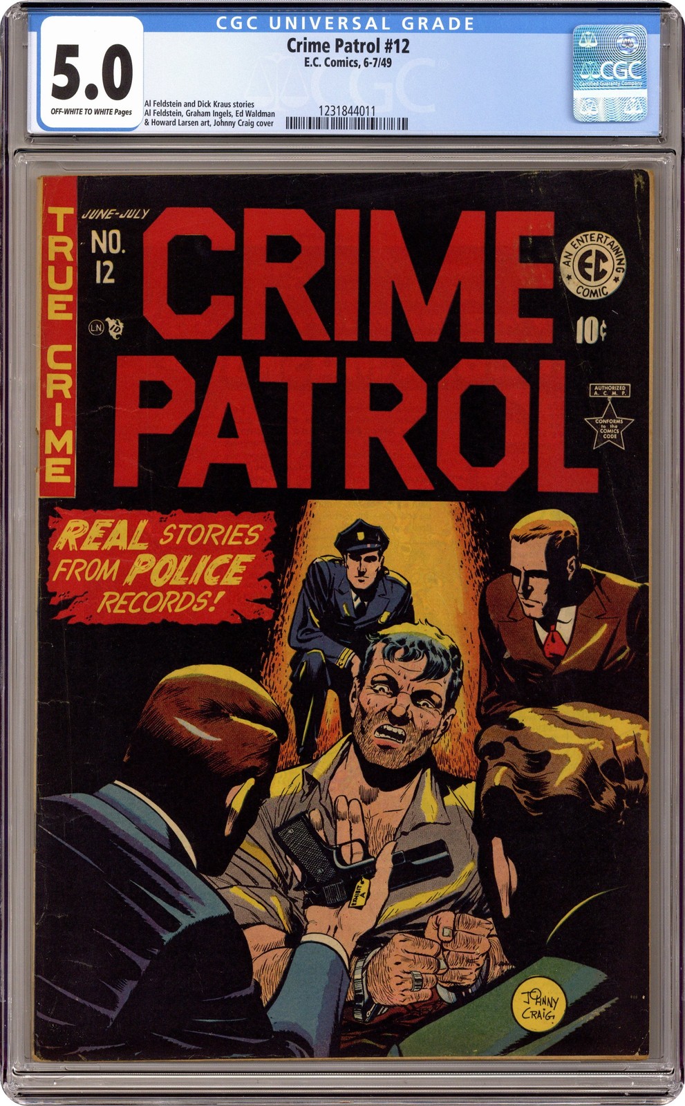 Crime Patrol #12 CGC 5.0 1949 1231844011