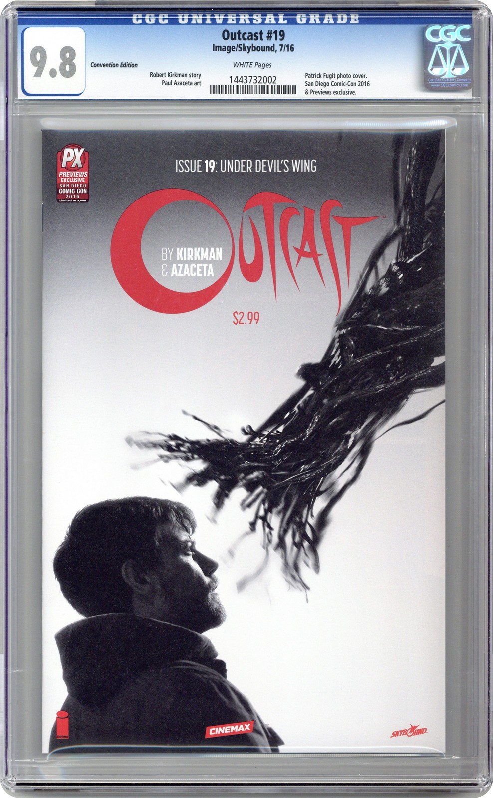 Outcast 19SDCC CGC 9.8 2016 1443732002