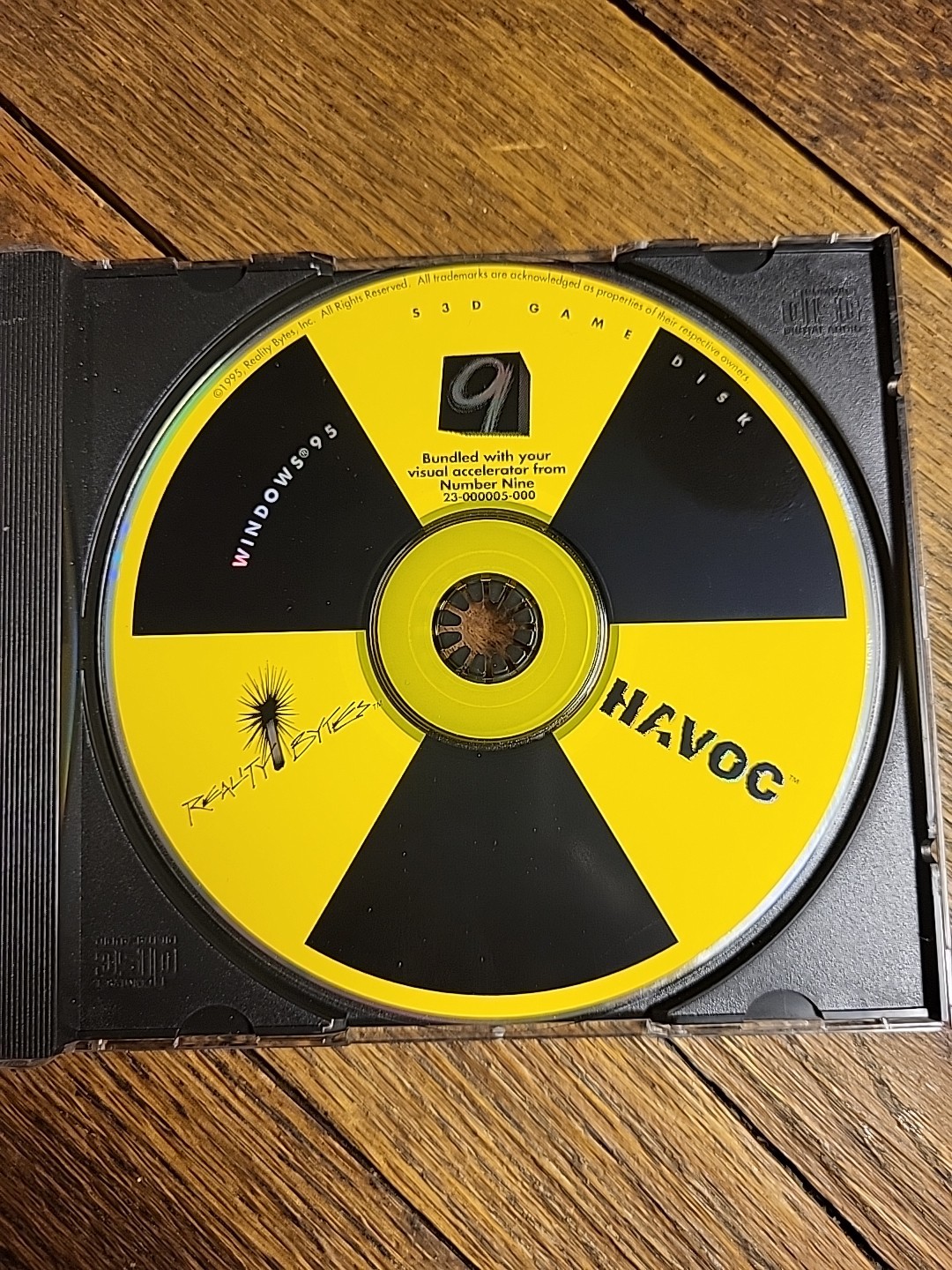 Havoc PC CD-ROM (#9) S3D Game Windows 95 Reality Bytes