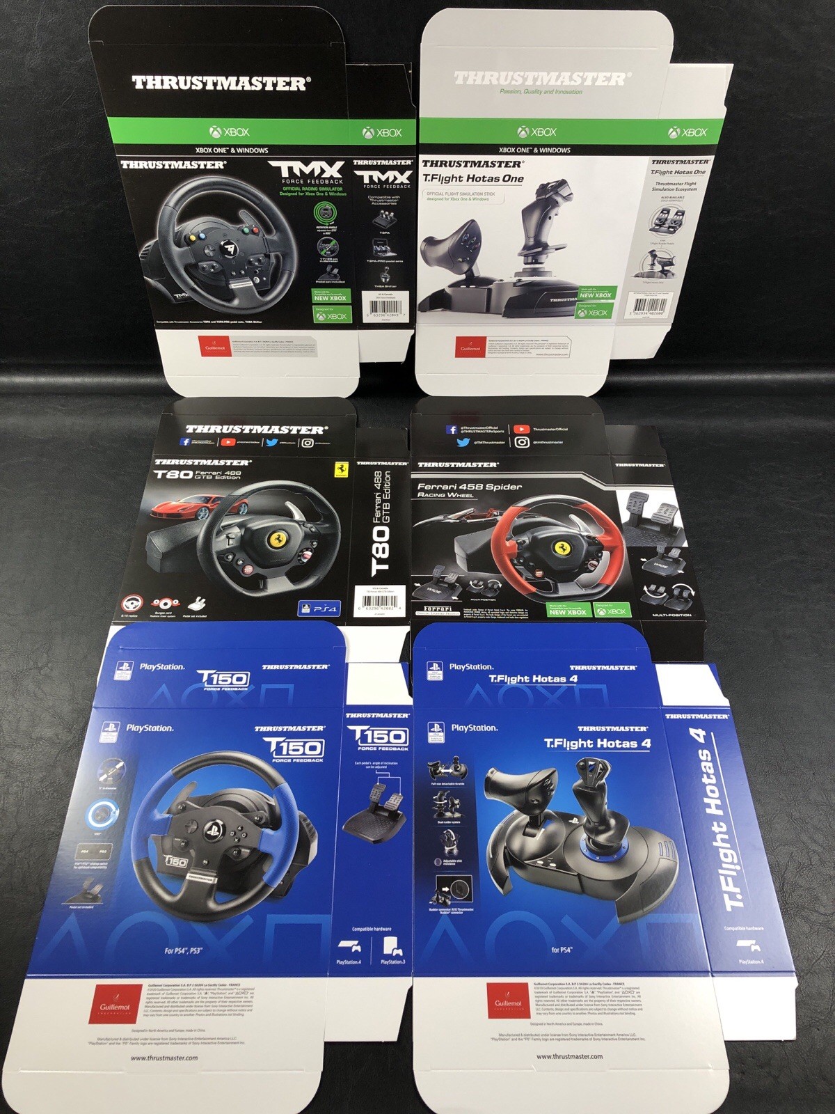 Thrustmaster PlayStation Xbox Wheel & Sticks - Store Use Display Boxes Only