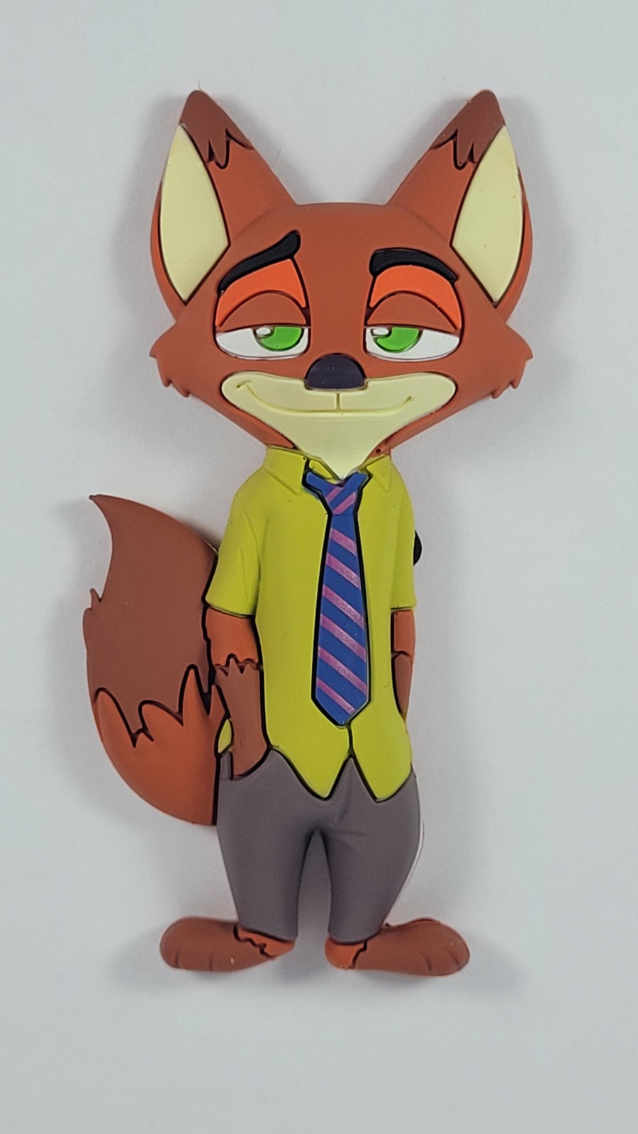3D Foam Magnet - Disney Zootopia Nick Wilde SD Chibi Soft Touch PVC Licensed NEW