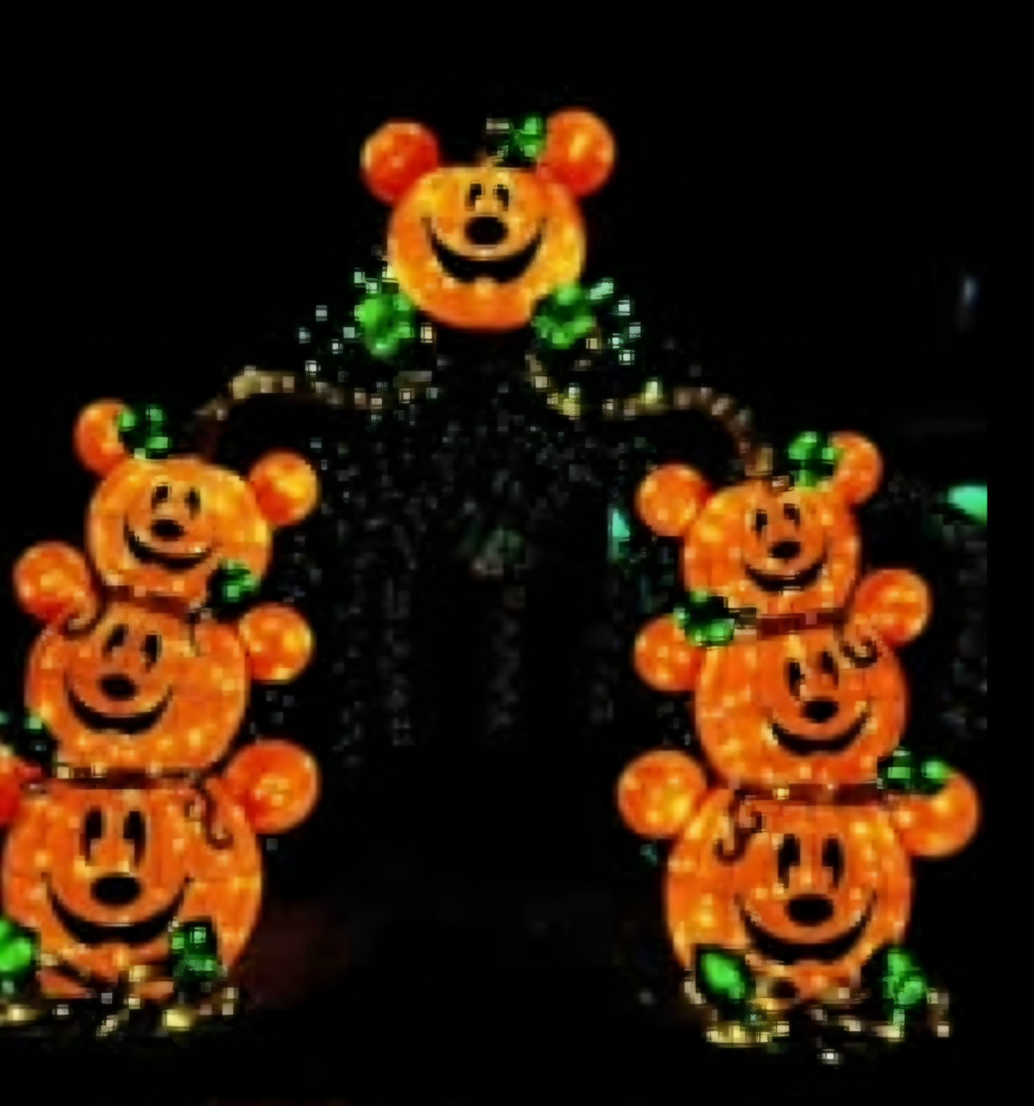 NEW 9FT Disney Halloween Pumpkin Arch LED Lights Mickey Costco 1784904 NIB 