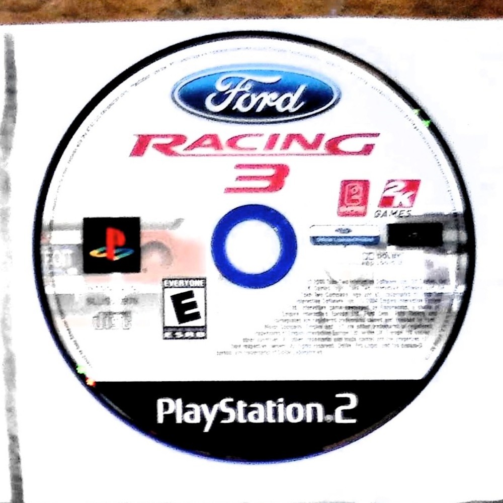 Ford Racing 3 Playstation 2 2K Tested and Works