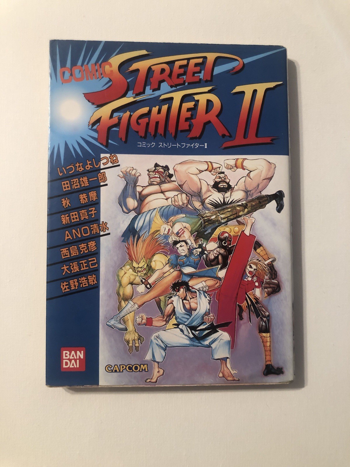SUPER RARE OOP SUPER STREET FIGHTER II 2 FAN BOOK Manga Comic JAPAN ART BANDAI