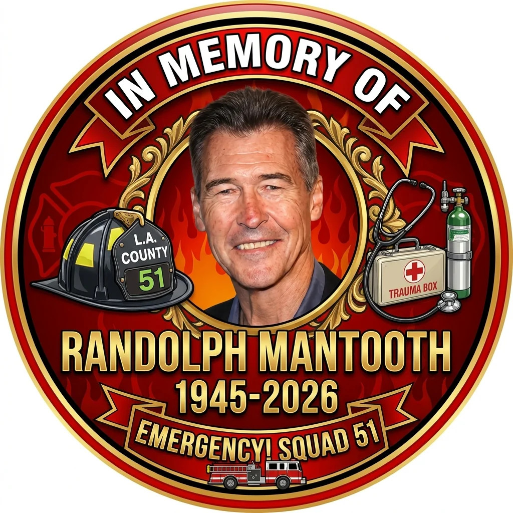 Emergency Squad 51 Mantooth Version 3 Customer Decal or Magnet (sqd.1)