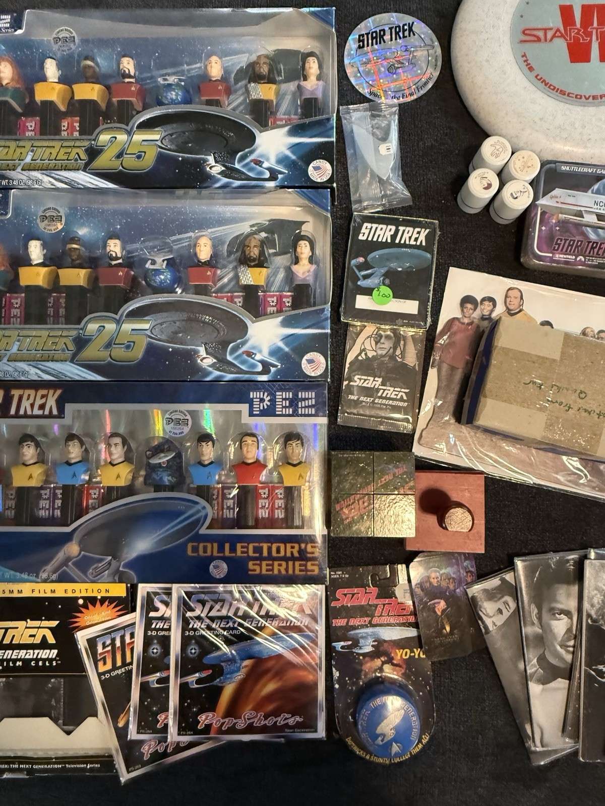 Huge Lot Of Vintage Star Trek Memorabilia(NOS, Unused, Sealed)