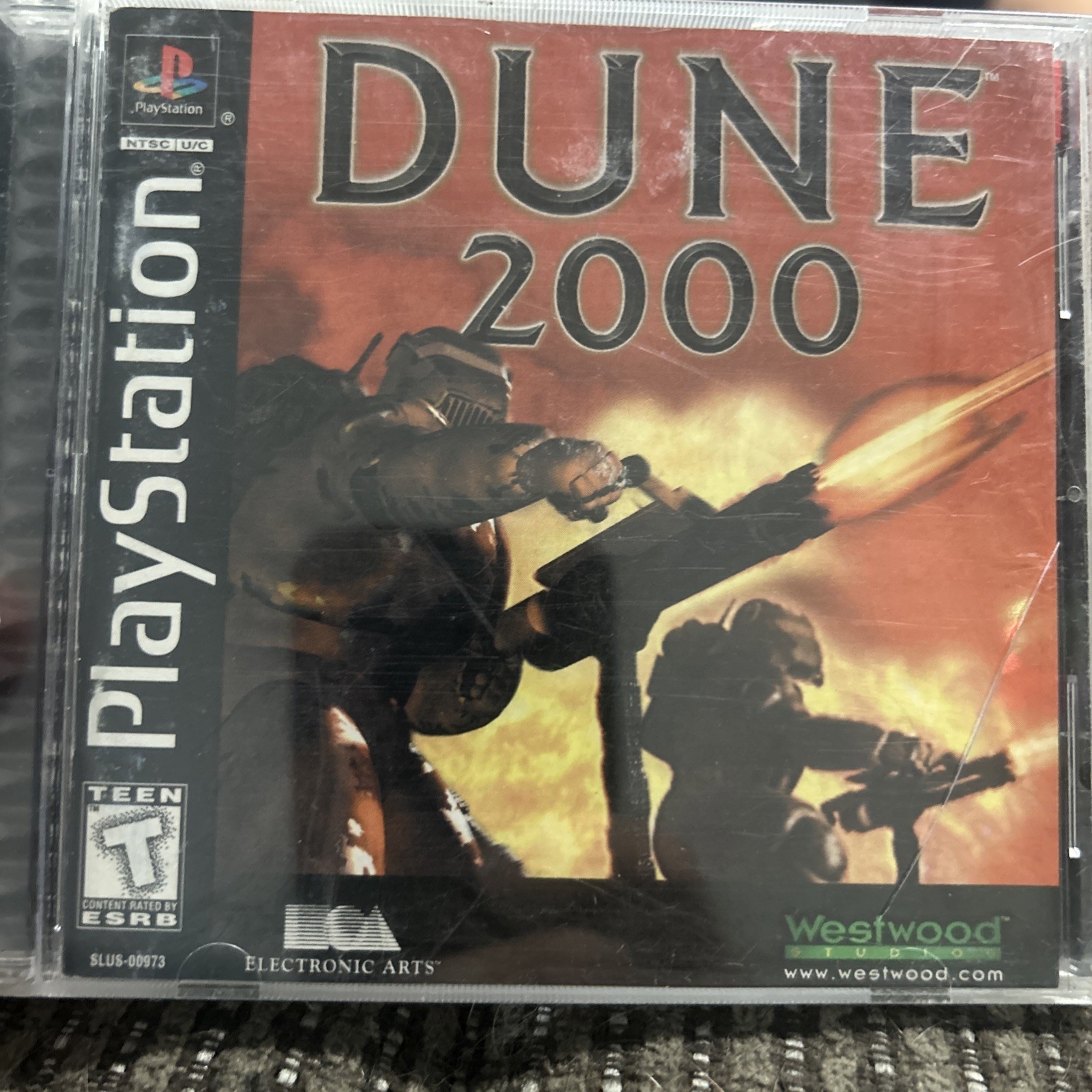 Dune 2000 (Sony PlayStation 1, 1999) Ps1 Cib Manual Reg Card Tested Video Game
