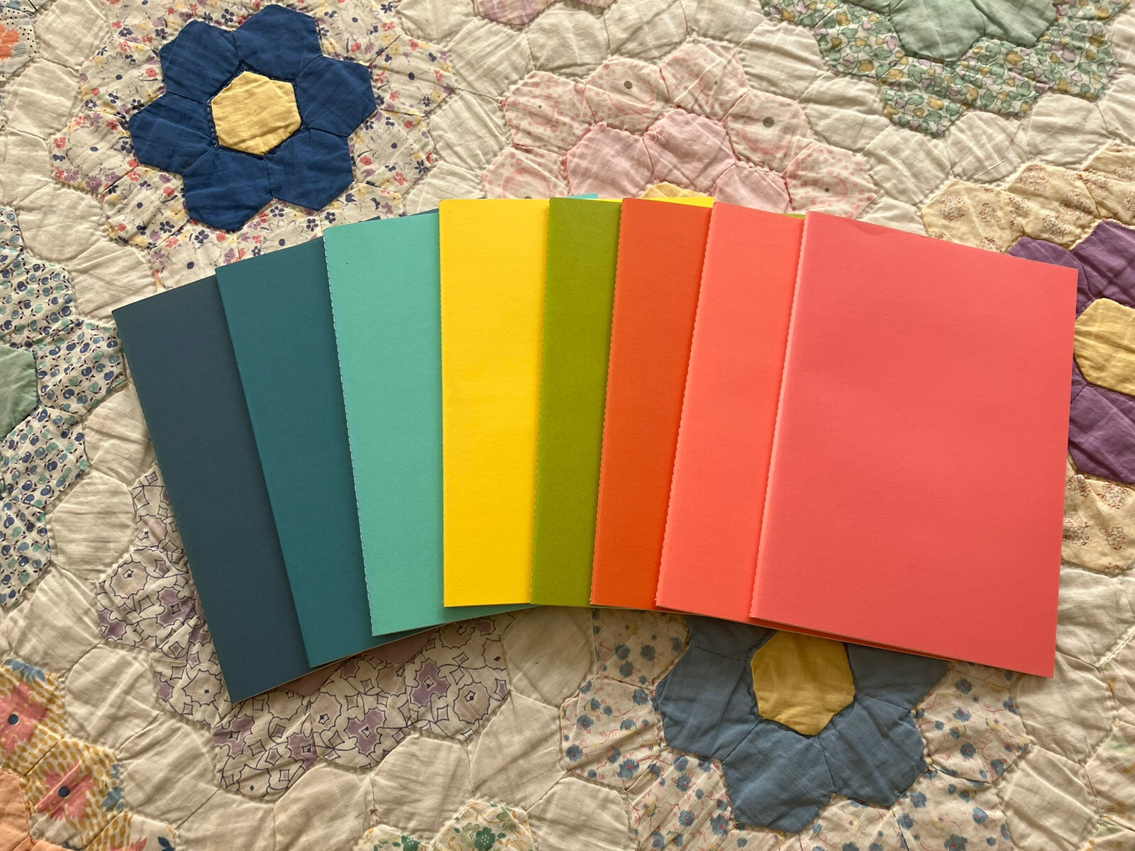 Paper Destiny 8 Blank Notebooks Journals Stitched Binding Gorgeous Colors