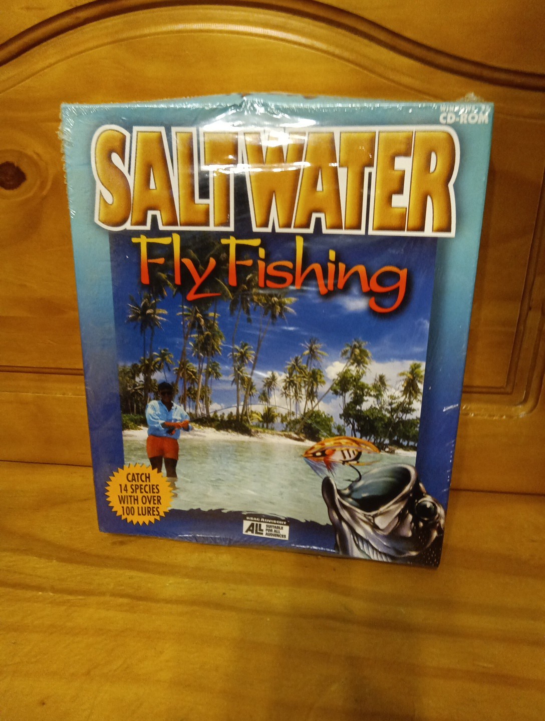 Saltwater Fly Fishing PC NEW big box complete SEALED salt water Windows 95