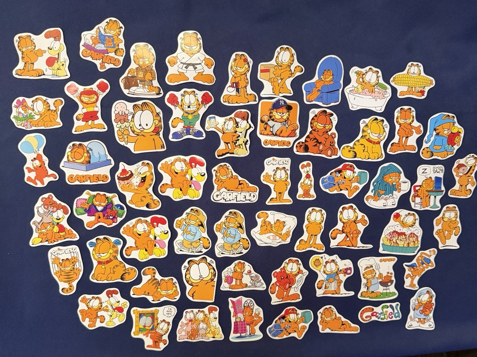 Garfield The Cat Brand New STICKER LOT Bundle