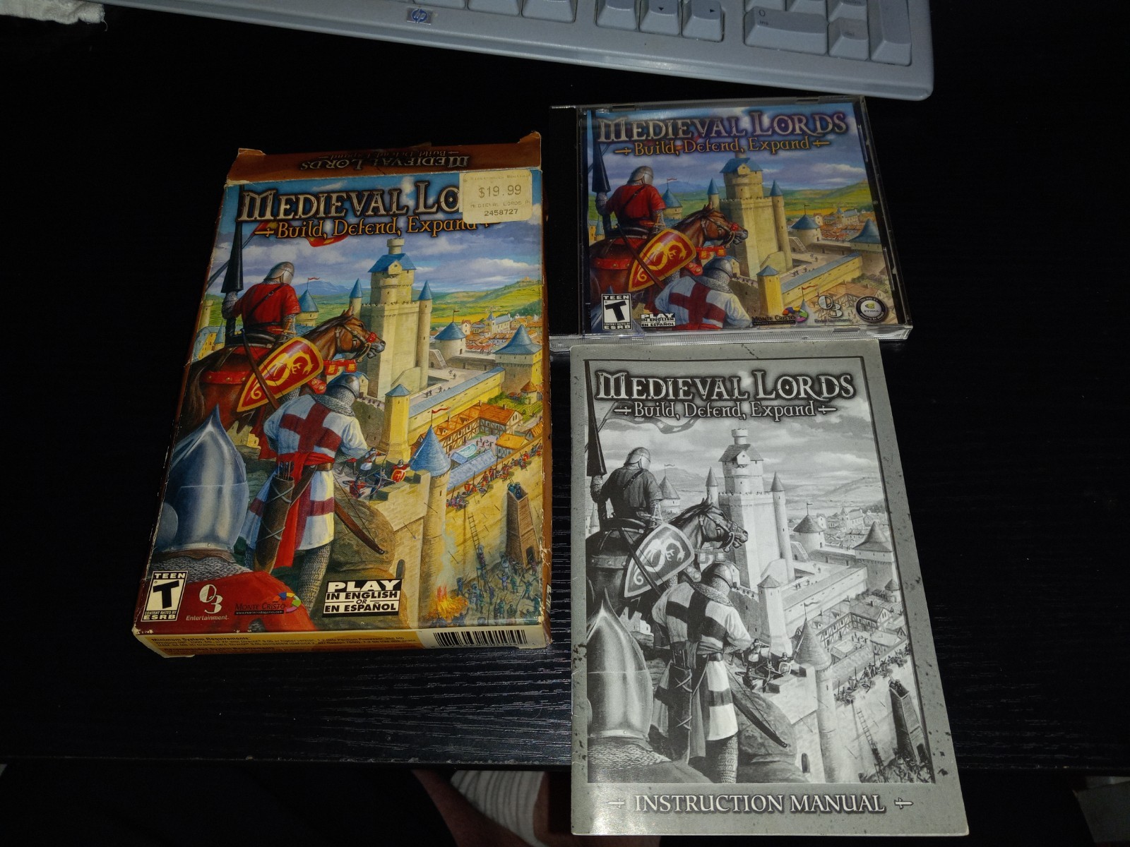 Medieval Lords: Build Defend Expand (PC, Game) COMPLETE SMALL BOX MANUAL DISC