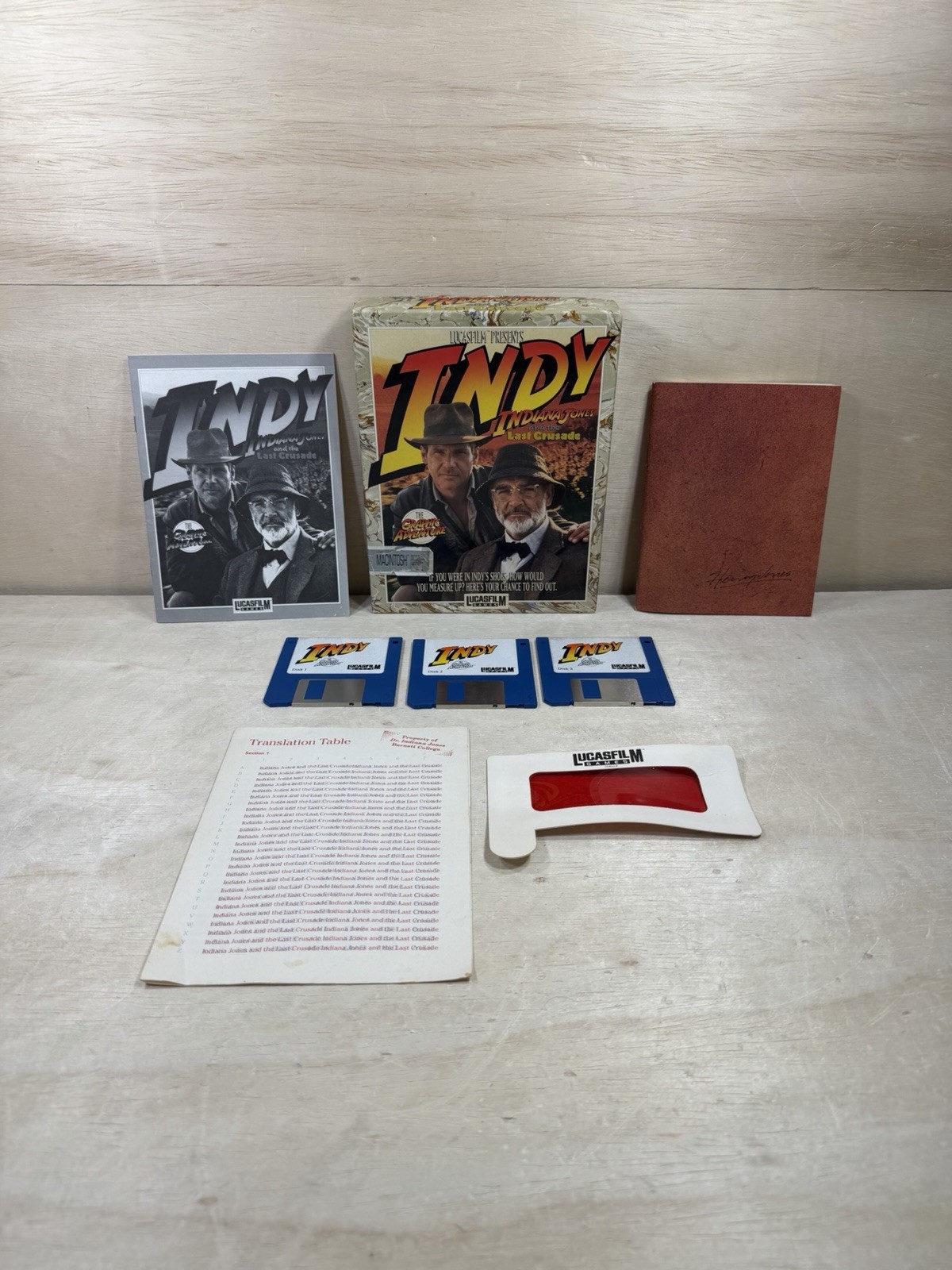 Indiana Jones and the Last Crusade: The Graphic Adventure 3.5” (Macintosh, 1990)