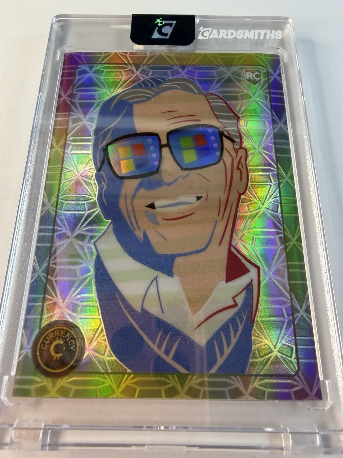 BILL GATES SUPER RARE PULL DIAMOND 1/1 2024 Cardsmiths Currency Series 4 S4 1/1