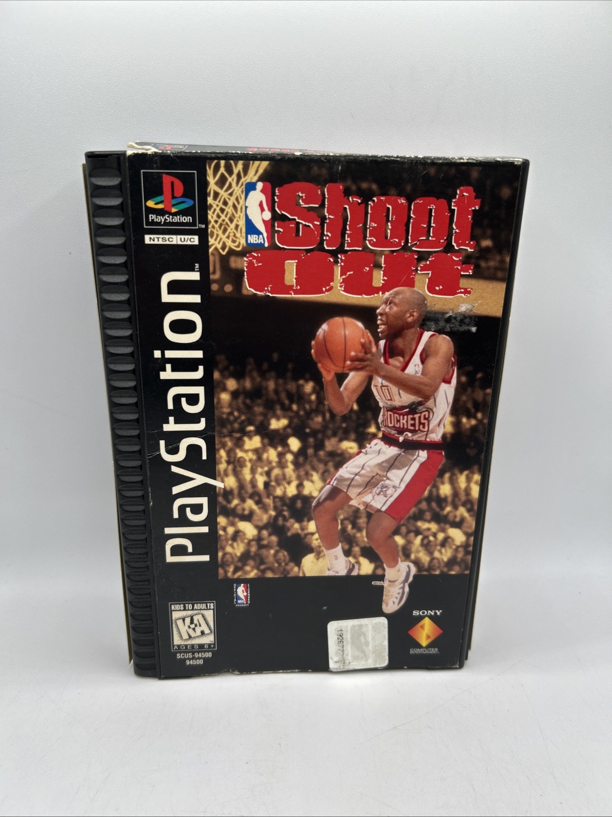 ShootOut (PlayStation 1 PS1, 1996) Long Box Complete CIB Broken Hinge