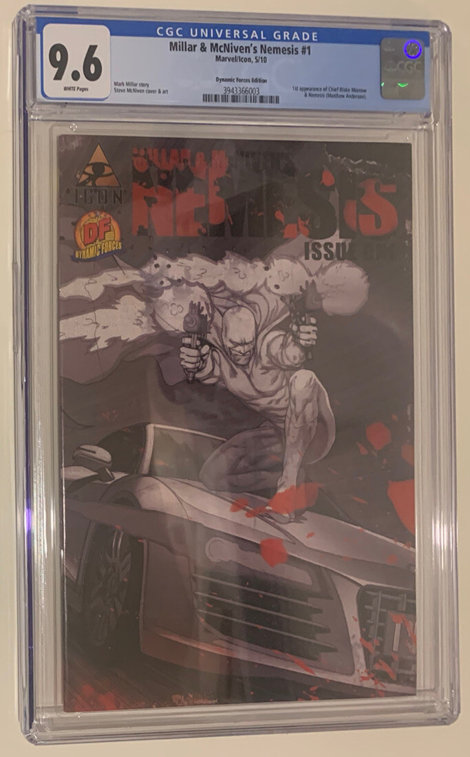 Marvel Icon Millar & McNiven's Nemesis #1 Dynamite Variant Graded 9.6 CGC Comic