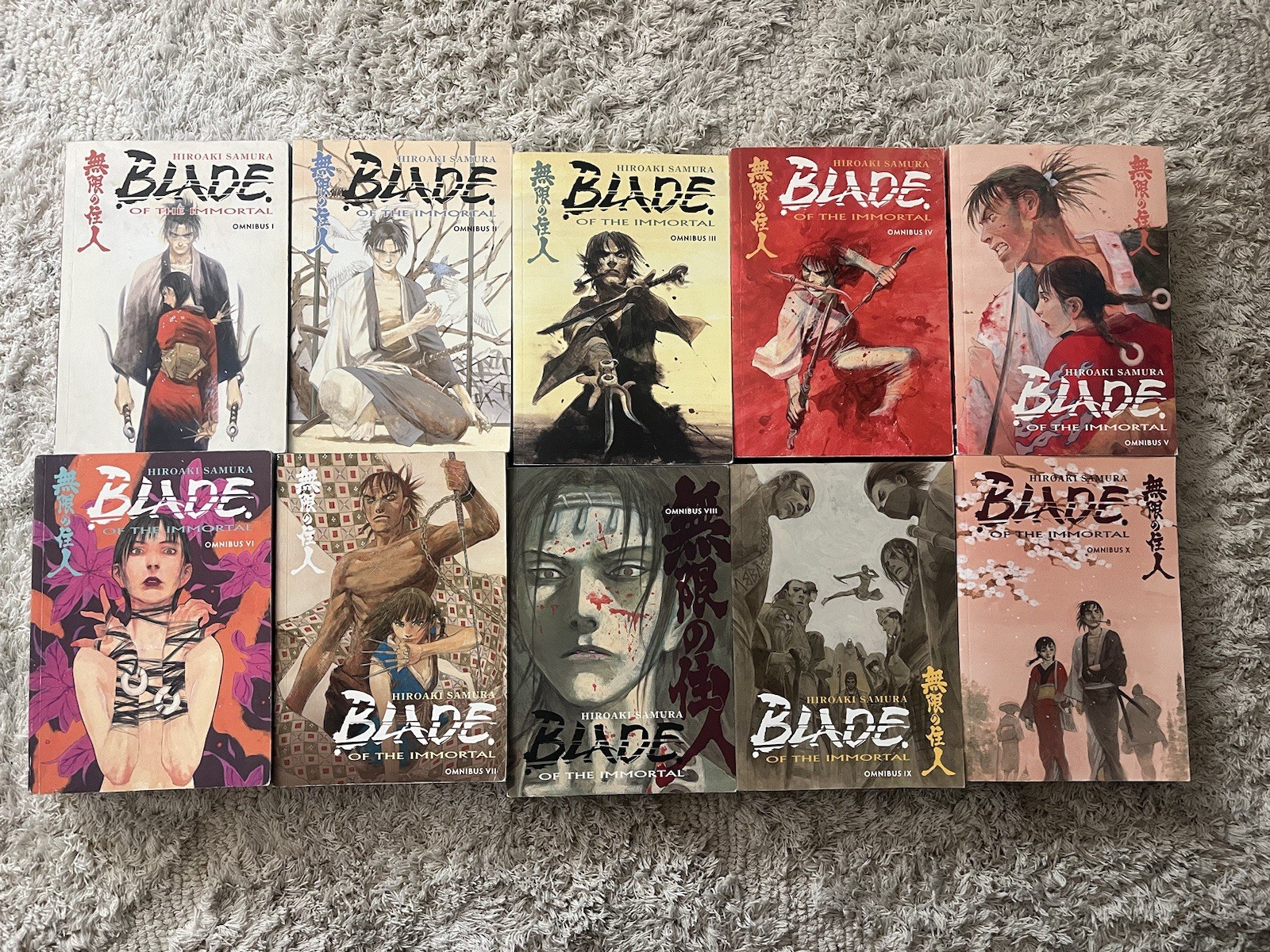 Blade Of The Immortal Manga TPB Lot Vol 1-10 Complete Set 