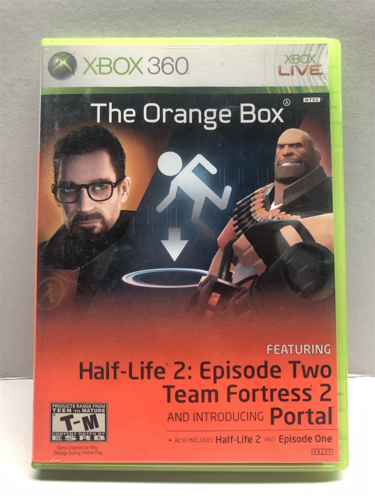 The Orange Box Half Life 2 (Xbox 360, 2007) Complete Tested Working - 