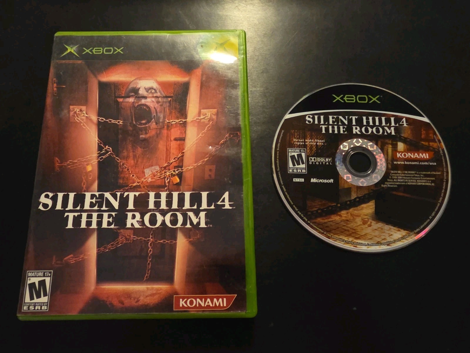 Konami Silent Hill 4 The Room (Microsoft Xbox, 2004) - Complete W Authentic Case
