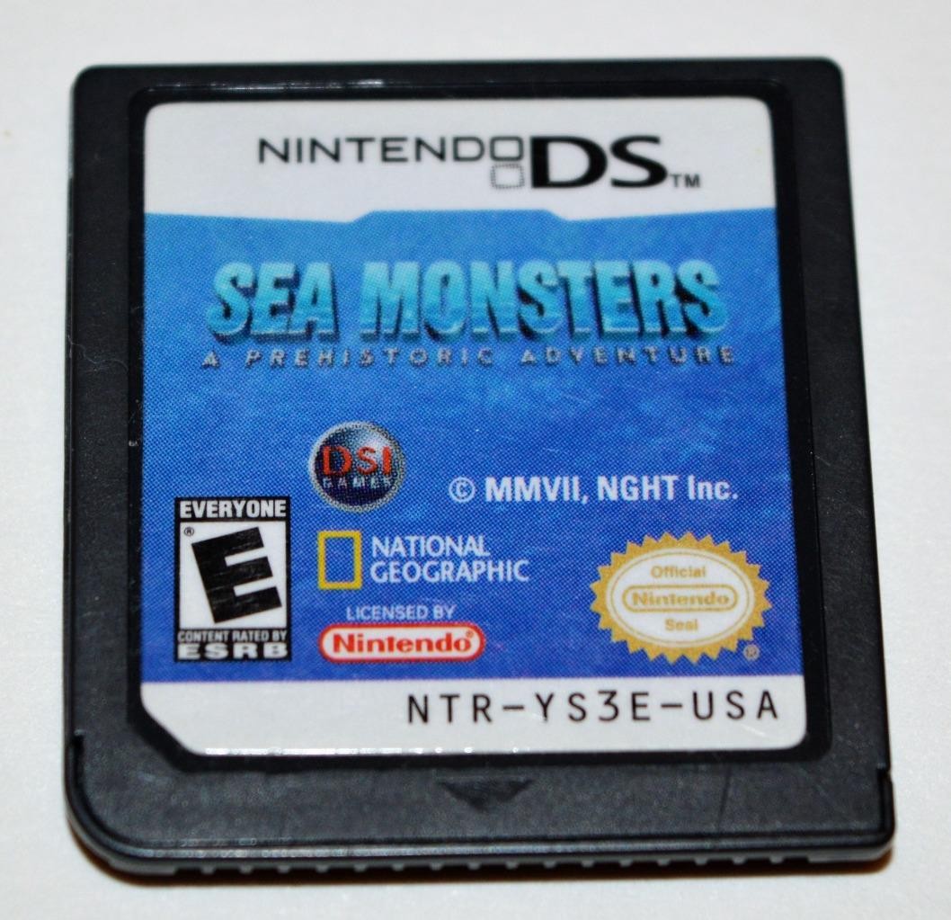 SEA MONSTERS: A PREHISTORIC ADVENTURE NINTENDO DS GAME 3DS 2DS LITE DSI XL